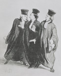 A Dispute Outside the Courtroom, from the Series 